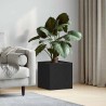 Boîte à plantes Chêne noir 40 x 40 x 40 cm Bois d'ingénierie 536569536569