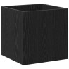 Boîte à plantes Chêne noir 40 x 40 x 40 cm Bois d'ingénierie 536569536569