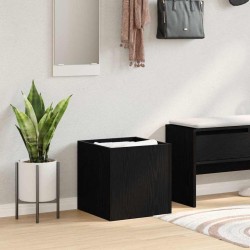 Boîte à plantes Chêne noir 40 x 40 x 40 cm Bois d'ingénierie 536569536569