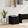 Boîte à plantes Chêne noir 40 x 40 x 40 cm Bois d'ingénierie 536569536569