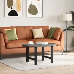 Pieds de table basse Noir 2 pièces 50 x (42-43) cm Acier 536576536576