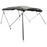 Toit bimini à 4 arceaux parois en maille 243x(230-244)x137 cm 536581536581