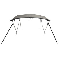 Toit bimini à 4 arceaux parois en maille 243x(230-244)x137 cm 536581536581