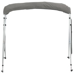 Toit bimini à 4 arceaux parois en maille 243x(230-244)x137 cm 536581536581