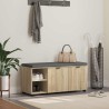 Banc d'entrée avec coussin Chêne Sonoma 100 x 38 x 46 cm 536588536588