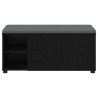 Banc d'entrée avec coussin Chêne Noir 100 x 38 x 46 cm 536590536590