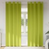 Rideaux occultants avec anneaux 2 pcs Vert 260 x 140 cm 536595536595