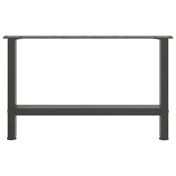 Pieds de table basse Anthracite 2 pièces 70 x (42-43) cm Acier 536596536596