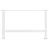 Pieds de table basse Blanc 2 pièces 70 x (42-43) cm Acier 536599536599