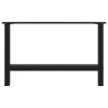 Pieds de table basse Noir 2 pièces 70 x (42-43) cm Acier 536600536600