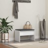 Banc d'entrée avec coussin Blanc 63 x 38 x 40 cm 536608536608