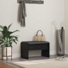 Banc d'entrée avec coussin Chêne noir 63 x 38 x 40 cm 536610536610