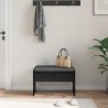 Banc d'entrée avec coussin Chêne noir 63 x 38 x 40 cm 536610536610