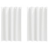 Rideaux occultants avec anneaux 2 pcs Blanc pur 175 x 140 cm 536611536611
