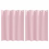 Rideaux occultants avec anneaux 2 pcs Rose bébé 140 x 140 cm 536613536613