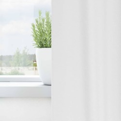 Rideaux occultants avec anneaux 2 pcs Blanc pur 140 x 140 cm 536615536615