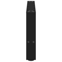 Pieds de table basse Noir 2 pièces 60 x (30-31) cm Acier 536617536617
