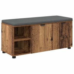 Banc d'entrée avec coussin Bois ancien 100 x 38 x 46 cm 536620536620
