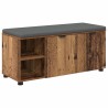 Banc d'entrée avec coussin Bois ancien 100 x 38 x 46 cm 536620536620