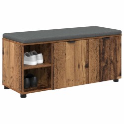 Banc d'entrée avec coussin Bois ancien 100 x 38 x 46 cm 536620536620