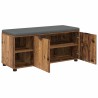 Banc d'entrée avec coussin Bois ancien 100 x 38 x 46 cm 536620536620