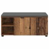 Banc d'entrée avec coussin Bois ancien 100 x 38 x 46 cm 536620536620