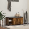 Banc d'entrée avec coussin Chêne Fumé 100 x 38 x 46 cm 536623536623