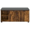 Banc d'entrée avec coussin Chêne Fumé 100 x 38 x 46 cm 536623536623