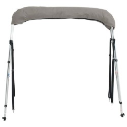 Toit bimini à 3 arceaux parois en maille 183x(185-198)x137 cm 536626536626