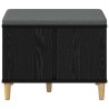 Banc d'entrée avec coussin Chêne Noir 60 x 38 x 46 cm 536627536627