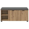 Banc d'entrée avec coussin Chêne Artisanal 100 x 38 x 46 cm 536629536629