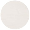 Dessus de table rond blanc Ø40x3 cm bois de pin massif 536632536632