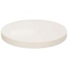 Dessus de table rond blanc Ø40x3 cm bois de pin massif 536632536632