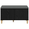 Banc d'entrée avec coussin Chêne Noir 80 x 38 x 46 cm 536640536640