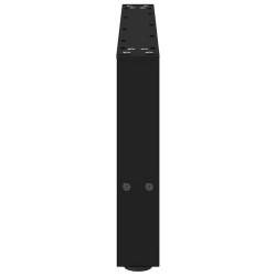 Pieds de table basse Noir 2 pièces 70 x (30-31) cm Acier 536648536648
