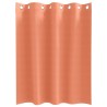 Rideaux occultants avec anneaux 2 pcs Couleur terre cuite 536659536659