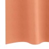 Rideaux occultants avec anneaux 2 pcs Couleur terre cuite 536659536659