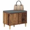 Banc d'entrée avec coussin Bois ancien 60 x 38 x 46 cm 536660536660