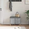 Banc d'entrée avec coussin Gris Sonoma 60 x 38 x 46 cm 536661536661