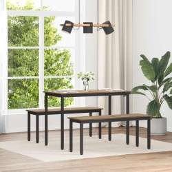 banc Chêne artisan 110 x 35 x 45 cm Bois d'ingénierie 536667536667