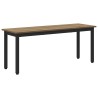 banc Chêne artisan 110 x 35 x 45 cm Bois d'ingénierie 536667536667