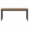 banc Chêne artisan 110 x 35 x 45 cm Bois d'ingénierie 536667536667