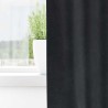 Rideaux occultants 2 pcs Gris foncé 140 x 140 cm Velours 536668536668