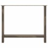 Pieds de table à manger en acier naturel 2 pièces 100 x (72-73) cm Acier 536673536673