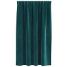 Rideaux occultants 2 pcs Vert foncé 140 x 140 cm Velours 536681536681