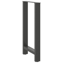 Pieds de table de bar Anthracite 2 pièces 50 x (90-91) cm Acier 536693536693