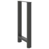 Pieds de table de bar Anthracite 2 pièces 50 x (90-91) cm Acier 536693536693