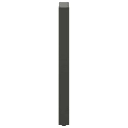 Pieds de table de bar Anthracite 2 pièces 50 x (90-91) cm Acier 536693536693