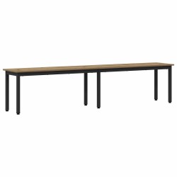 banc Chêne artisan 200 x 35 x 45 cm Bois d'ingénierie 536694536694