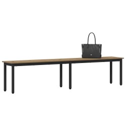 banc Chêne artisan 200 x 35 x 45 cm Bois d'ingénierie 536694536694